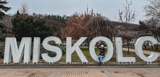 Miskolc Hungary Sign