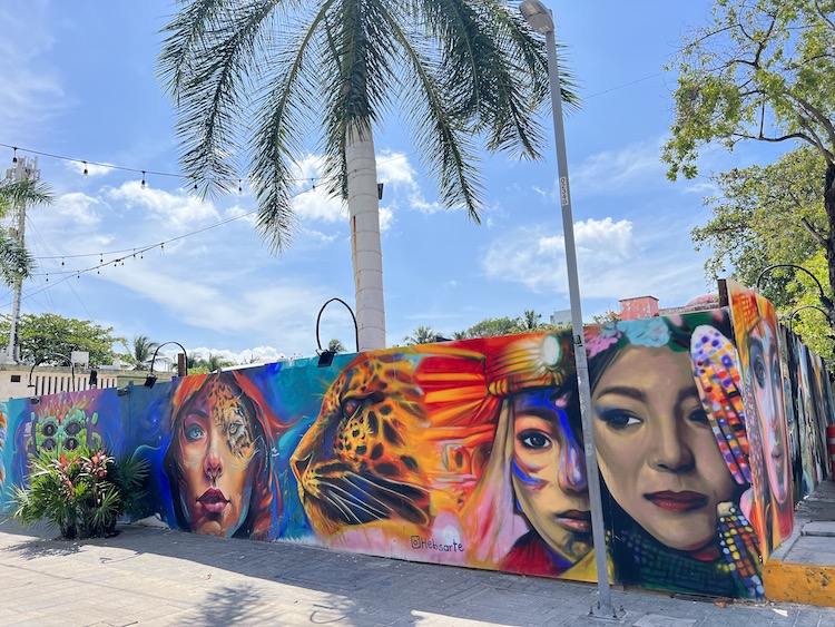 Playa del Carmen street art Mexico Caribe