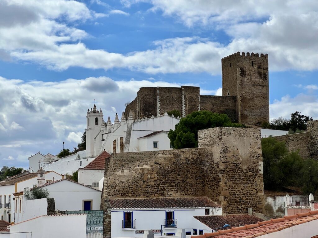 Mertola old city view