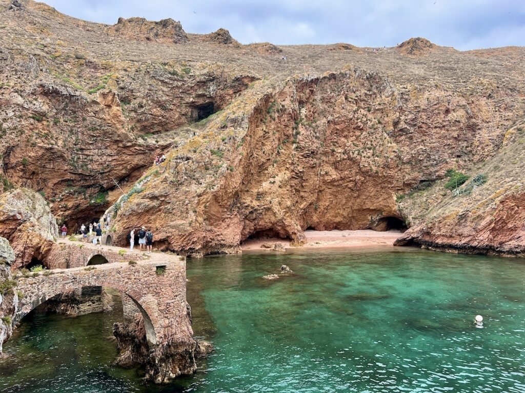 view of Berlengas from the fortress