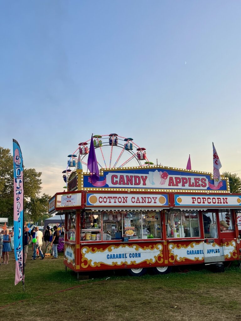 Carnival Food Truck and Ferris Wheel nj hot air balloon festival